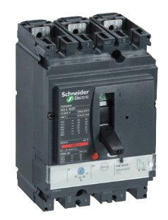 Schneider Electric LV430673, 3P 160 A MCCB Moulded Case Circuit Breaker, Breaking Capacity 100 kA Fixed Mount NSX Range LV4
