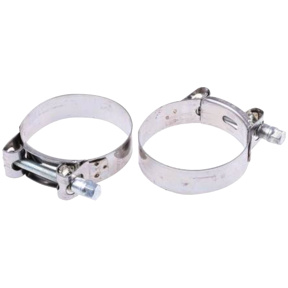 Mikalor不锈钢，镀锌钢（螺栓）软管夹，25mm带宽，63mm -68mm内部直径